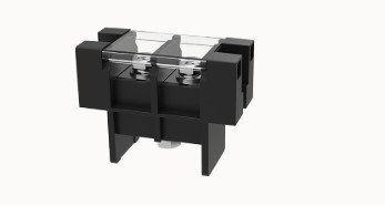 FENCE TERMINAL 100A 1IN-2OUT- BLACK